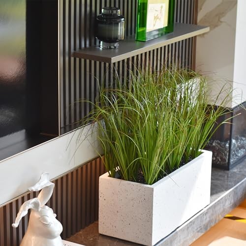 VANTREEPCS Artificial Plants, Wheat Grass Greenery Stems, Fake Tall Grass 16 gallery