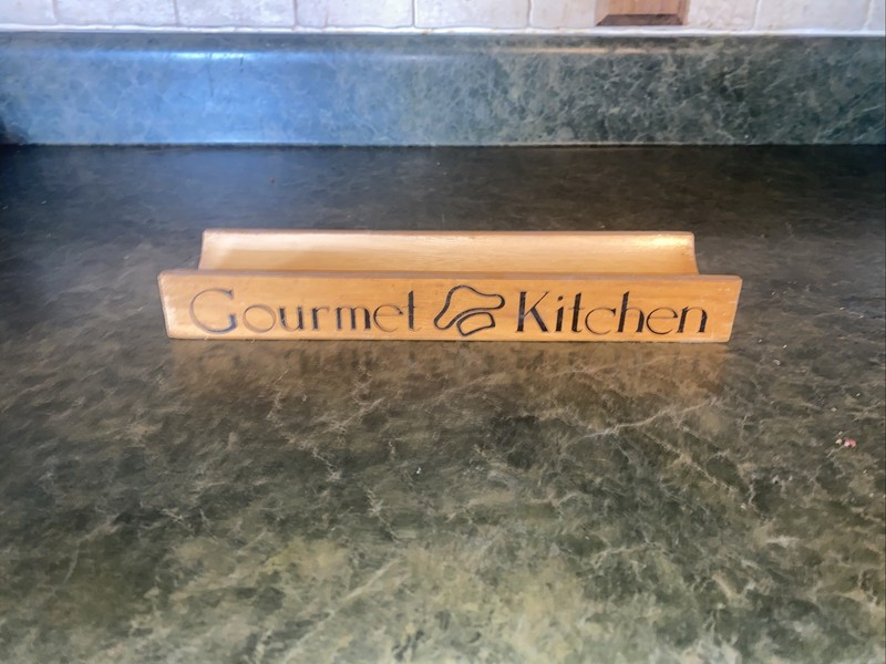 Vintage Gourmet Kitchen Marble Rolling Pin With Stand gallery
