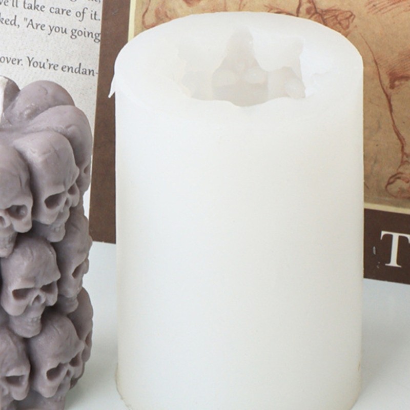 Skull Head Shape Silicone Craft Mold Silicone Material for DIY Hand-Making Lover gallery