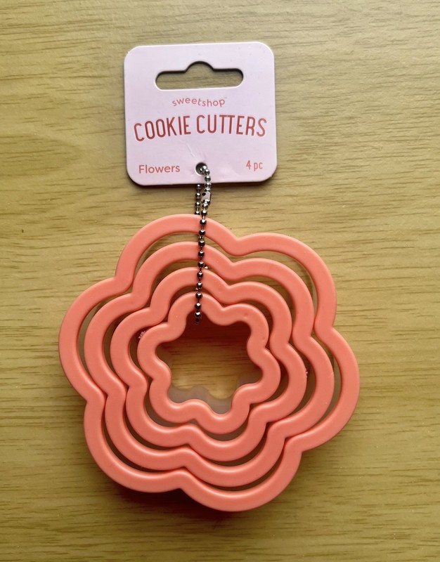 Flower Pattern Cookie Cutter 4pc, Cookies, Fondant & Clay - 4x4 gallery