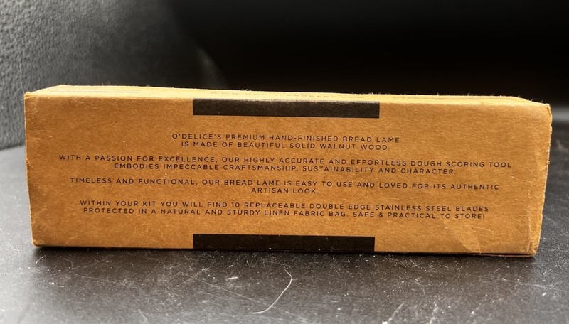 O'Delice Bakery Walnut Wood Edition Bread Lame New In Box Sour Dough Bread gallery