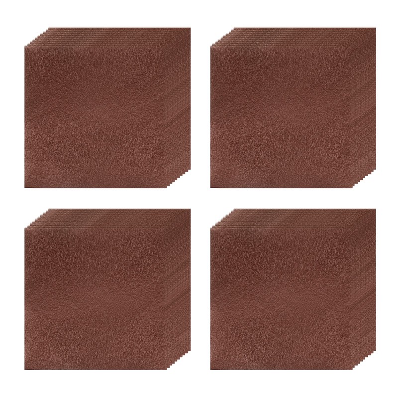 100pcs Candy Foil Wrappers6 x 6Inch Chocolate Bar Wrappers(Coffee Orange Peel)]
