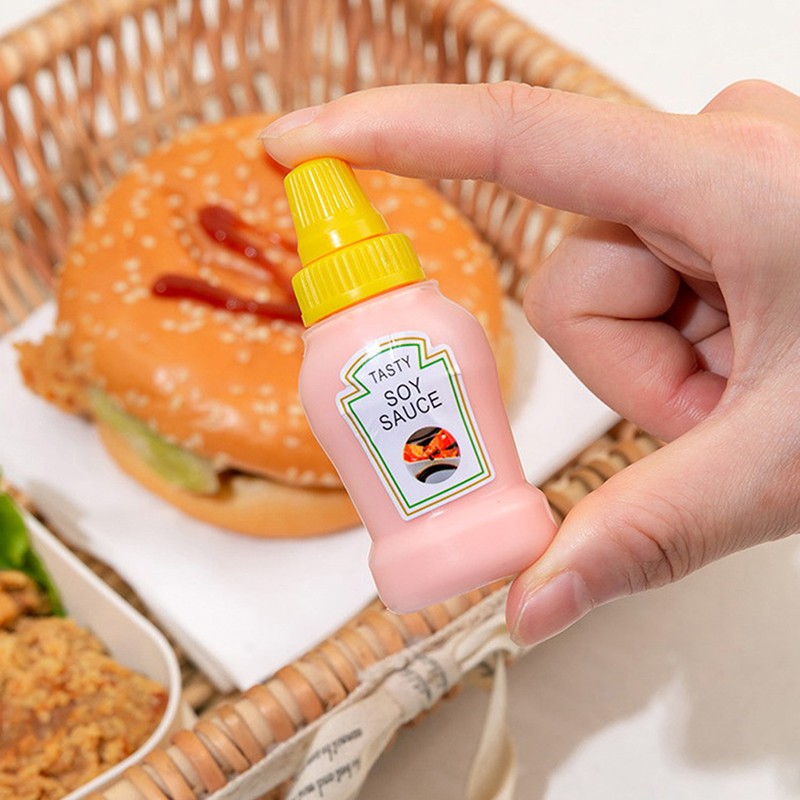 Mini Portable Small Sauce Container Tomato Gravy Salad Dressing Oil Bottle gallery