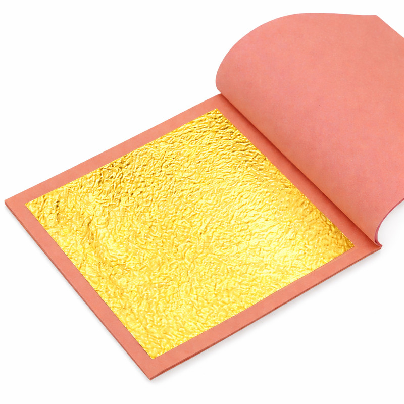 LumenGold Edible Gold Leaf 24 Karat 8x8 cm 25 Sheets | Authentic Food Grade Gold gallery