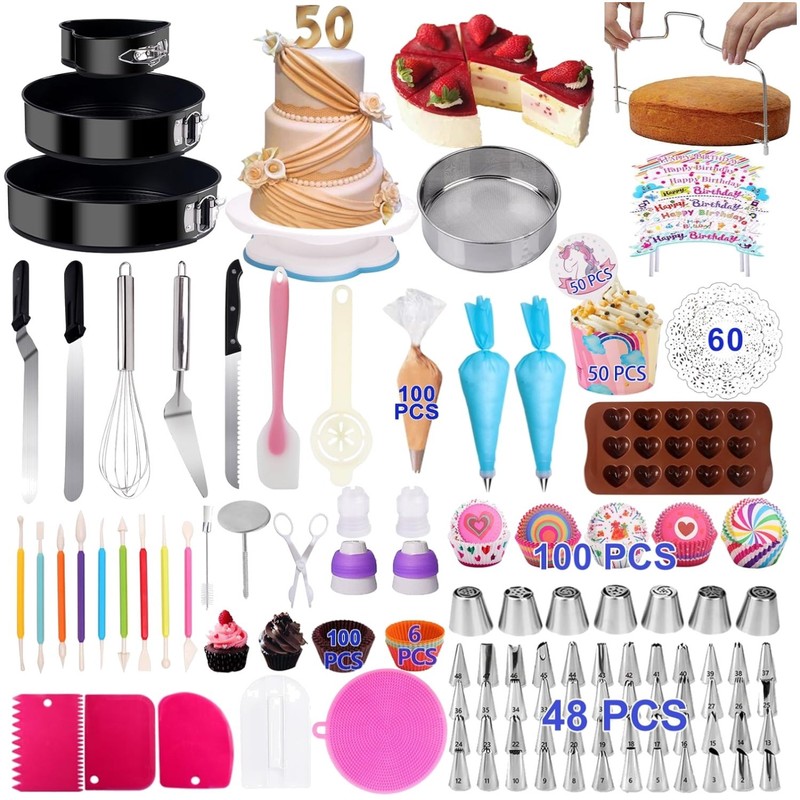Ultimate 567 PCS Cake Decorating Set