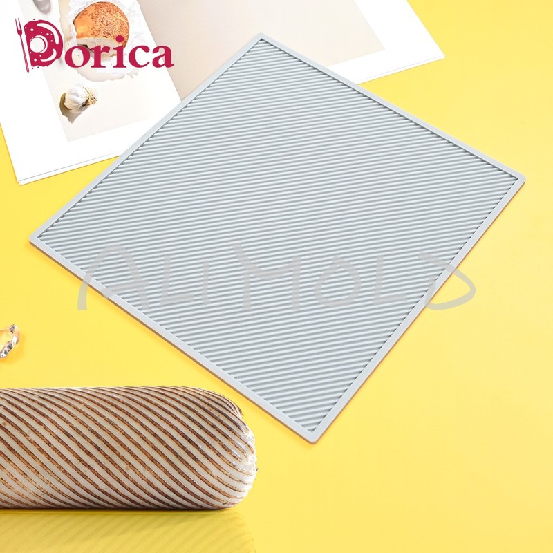 Striped Design Silicone Lace Mat Handmade Cake Roll Sugarcraft Chocolate Mould gallery