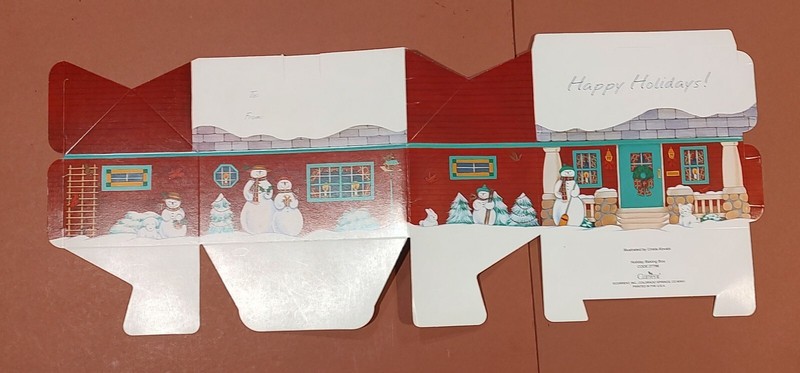 Christmas Themed Current Holiday Baking Boxes (2) Illustrated By Crista Abvabi