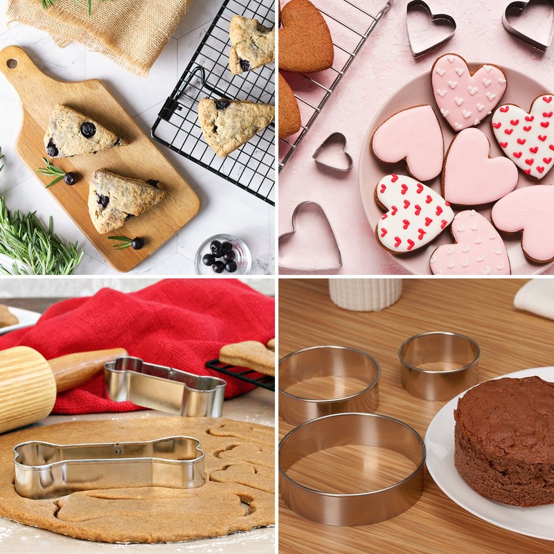 Maple Leaf Cookie Cutter Set Assorted Sizes Stainless Steel Polish gallery