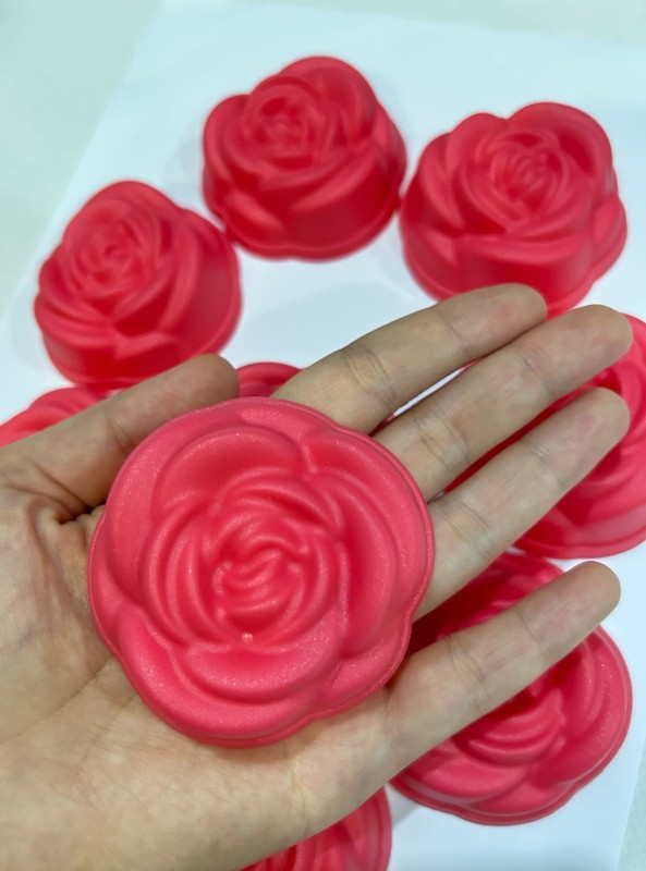 10 Pcs Cavity Rose Cake, Gelatin, Jelly Or Pudding Mold gallery