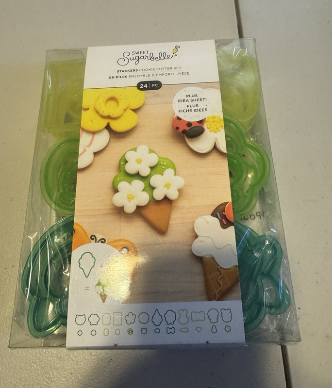 Sweet Sugarbelle Stackers Mini Cookie Cutter Set, 24 pc Food Safe Plastic