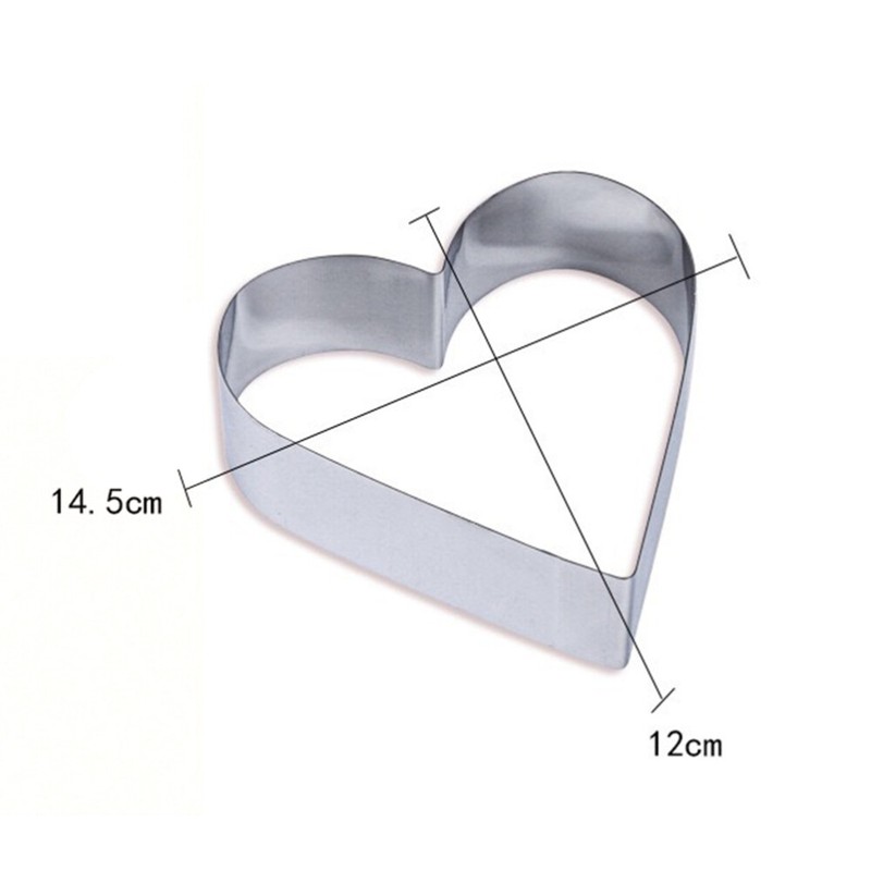 3PCS Reusable Biscuit Cutter Mini Heart Cookie Cutter Cookies Pastry Moulds gallery