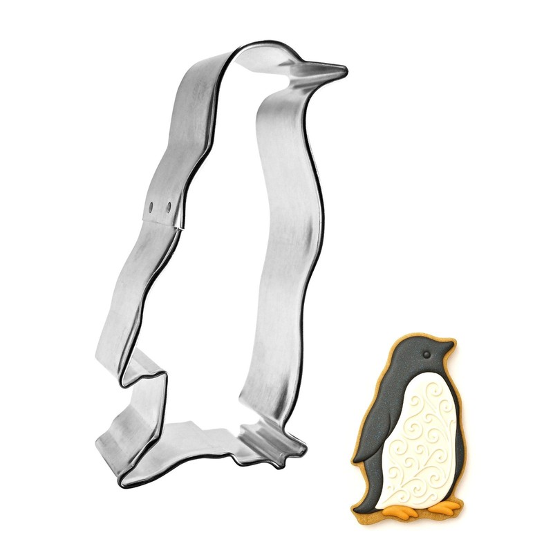 Penguin 3” Cookie Cutter Metal Arctic Zoo Animal