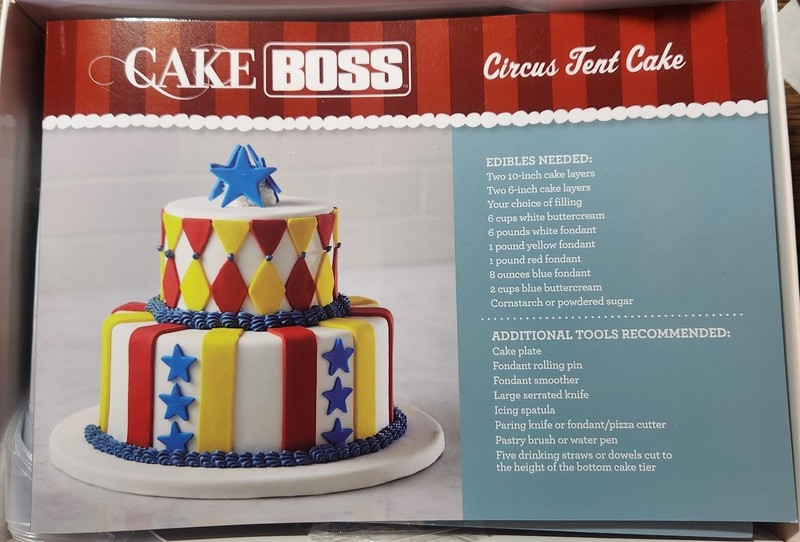 Cake Boss CIRCUS Cake Kit 24 Pc Decorating TLC Birthday Fondant Cookies Cupcakes gallery