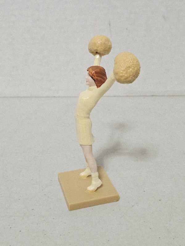 Vintage 1980 Wilton Cake Topper Cheerleader (1980’s High School Female Figure) gallery