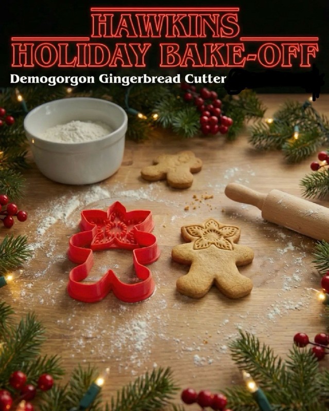 Stranger Things Demogorgon Cookie Cutter