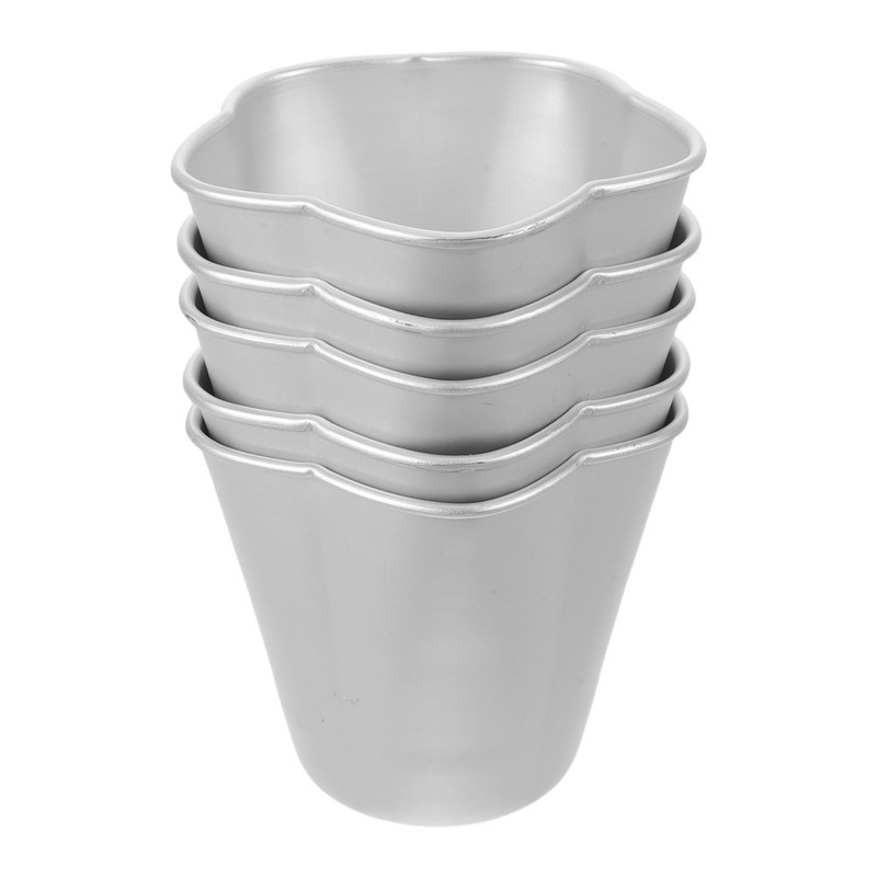 5 Pcs Nonstick Muffin Liners Mini Cupcake Pan Baking Molds Chiffon gallery