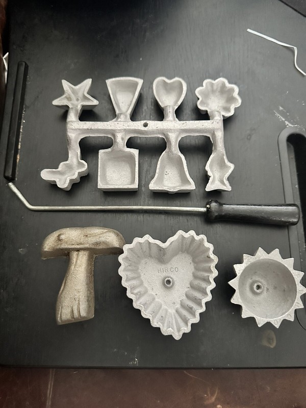 Hirco Baking Irons Molds & Shells Used Good Condition