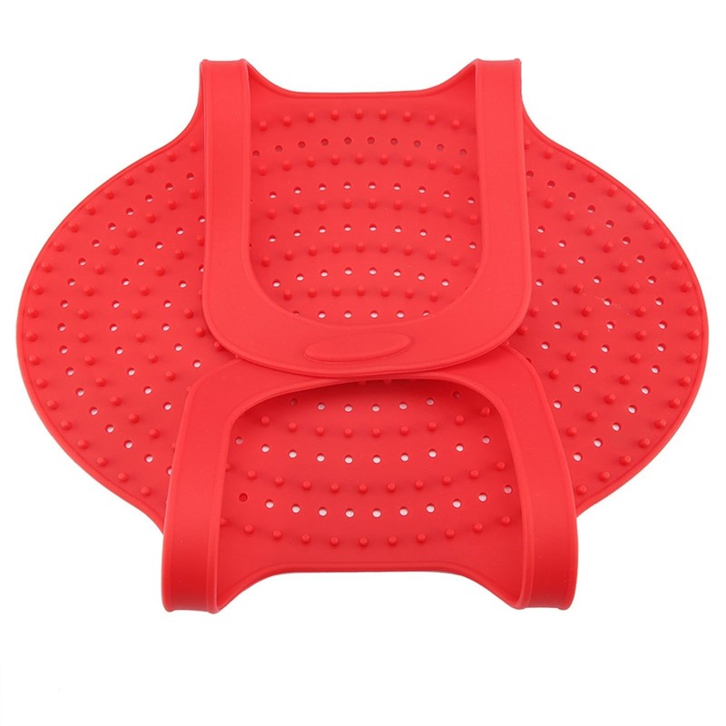 Heat Resistant Turkey Lifter, Poultry Lifter Roasting Large, Red