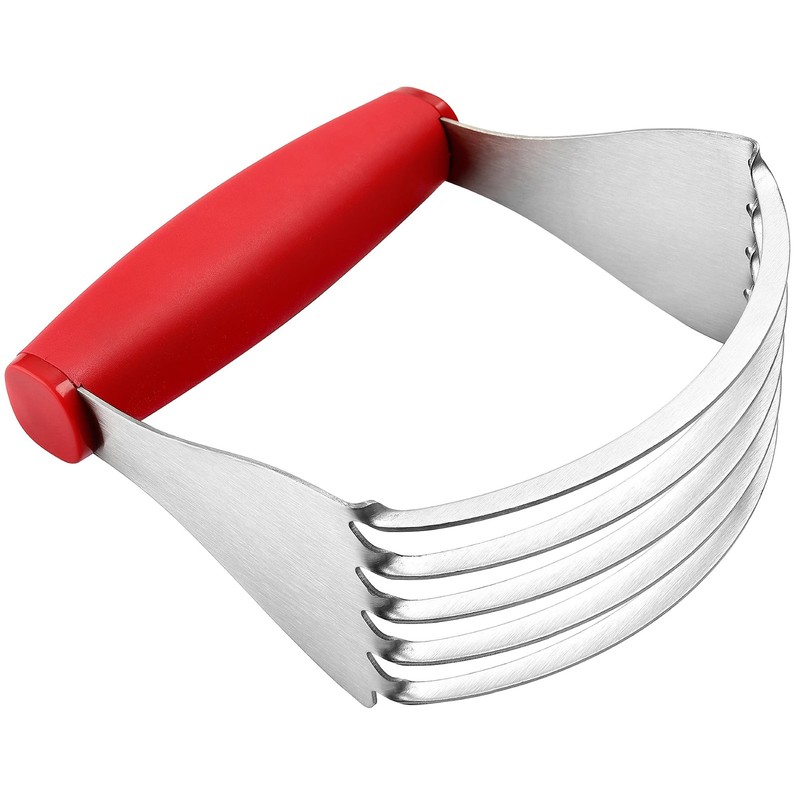 Red XL Size Dough Blender Tool For Baking, Heavy Duty Pastry Blender Tool for... gallery