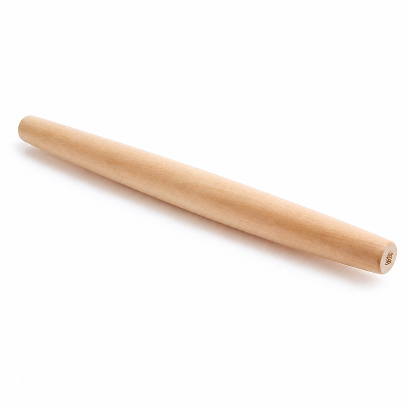 King Arthur Baking French Rolling Pin 20.5" Vermont Hardwood Patisserie Style