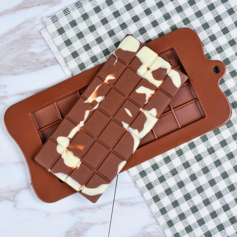 3 Pack Silicone Break-Apart Chocolate Mold Non-Stick Energy Bar Mould gallery