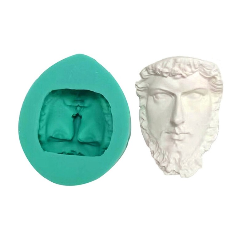 3D Portrait Sculpture Silicone Mold Fondant Cake Border Moulds Chocolate Mould gallery
