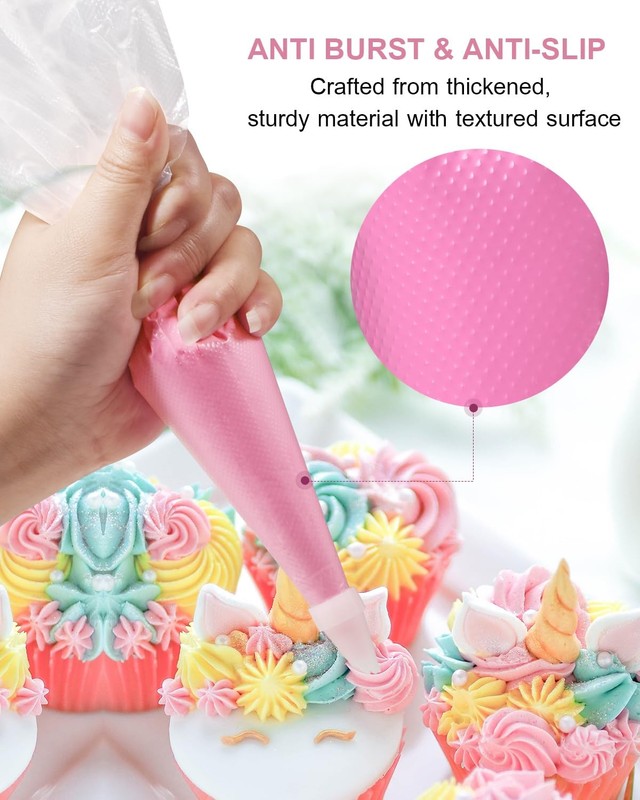 24 Inch Extra Large Piping Bags Disposable, 100 Pieces 24in - 100 Pack, Clear gallery