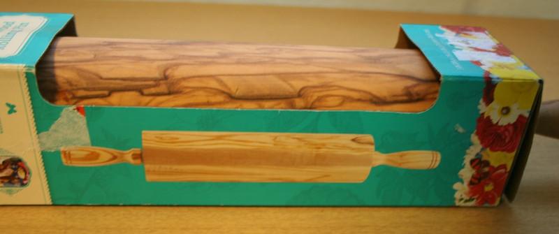 Pioneer Woman Olive Wood Rolling Pin NEW gallery