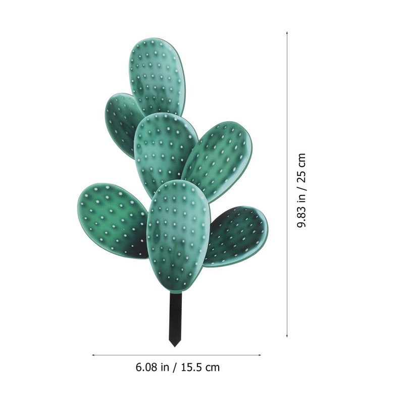 Cactus Stake Decor Outdoor Stake Garden Plants Stake Ornament for Yard Patio gallery