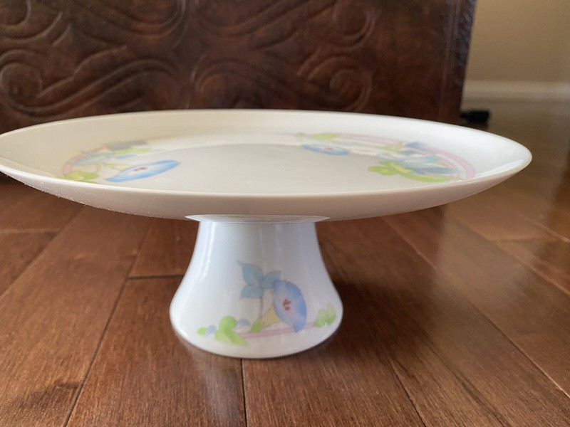 Vintage Westbury Toscany Collection Japan Pedestal Cake Plate Stand gallery