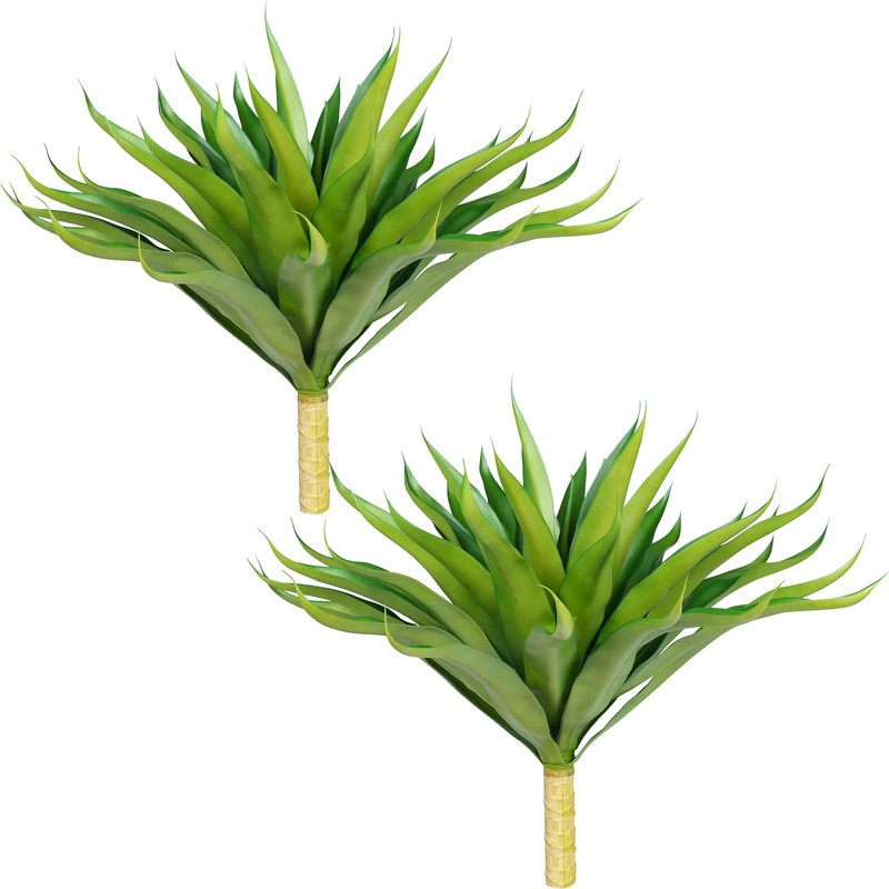 Velener Outdoor Fake Agave Artificial Plant Unpotted Fake Plant For Room Decor