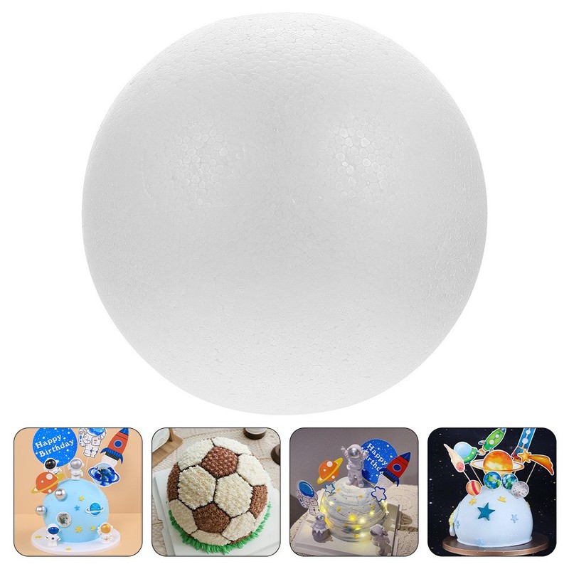 Reusable Foams Cake Ball Shaped Fake Cake Model Practicing Accessory gallery