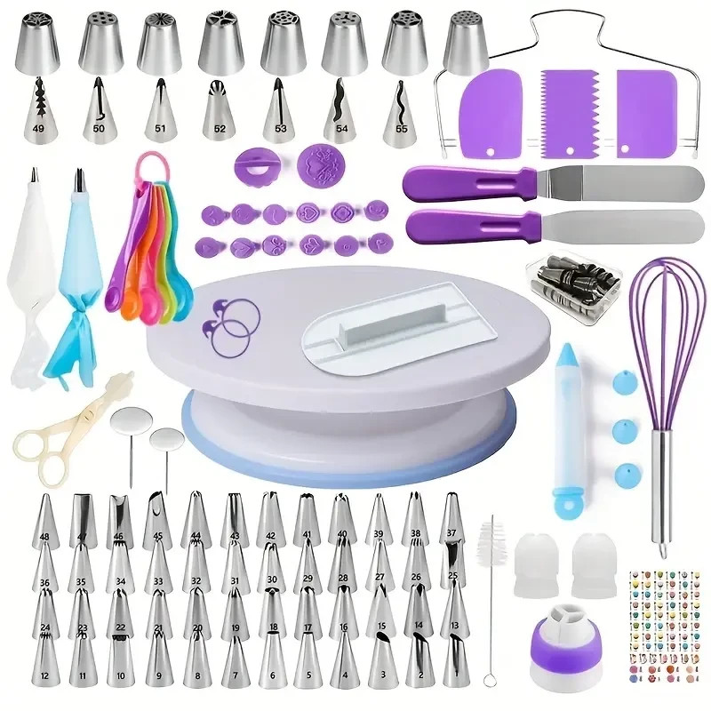 The ULTIMATE Cake Decorating Kit – 137 Pieces! Baking Tools DIY Set.