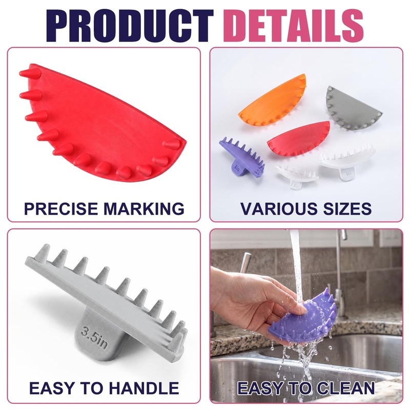 Hushee 6 Pcs Cake Arch as shown in the figure, white, red, purple and yellow gallery