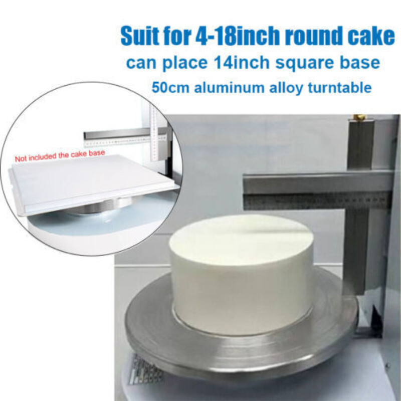 4-18inch Automatic Cake Cream Coating Spreader Machine Cream Icing Decorating gallery