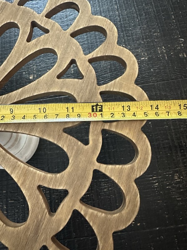 Wooden Cake Stand 14” Diameter approximately 5” tall gallery
