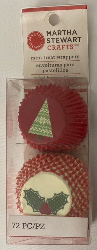 MINI CHRISTMAS TREAT WRAPPER(72pc)Martha Stewart•Tree•Holly•Muffin•Candy•Holiday gallery