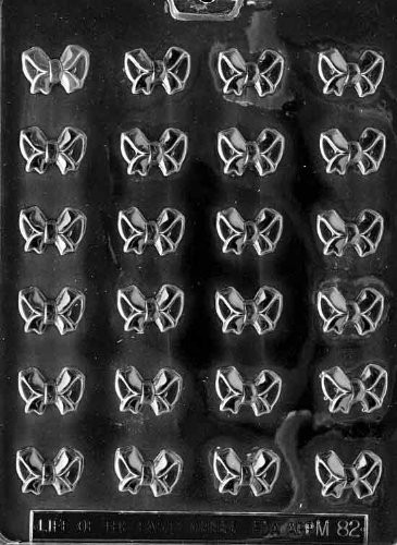 Bow Chocolate Candy Mold 3-Pack with Molding Instructions M082 Model