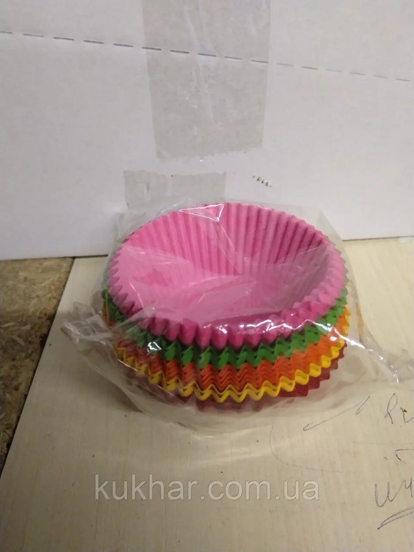 100 x 3'' Paper Cupcake Muffin Liners Baking Cups, Standard Size - Multicolor gallery