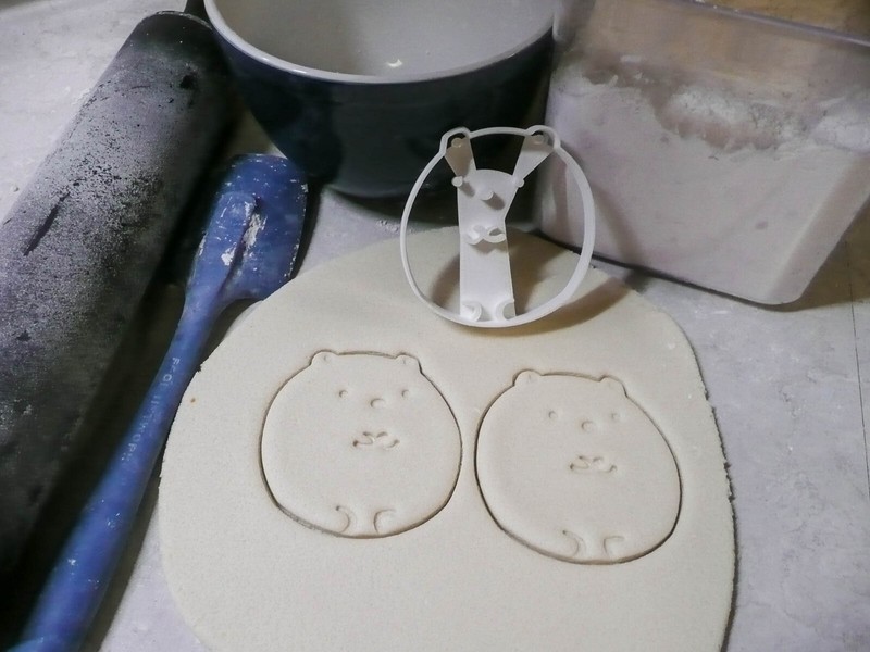 ROUND CHUBBY ANIMALS PENGUIN CAT POLAR BEAR SET OF 6 COOKIE CUTTERS USA PR1440 gallery