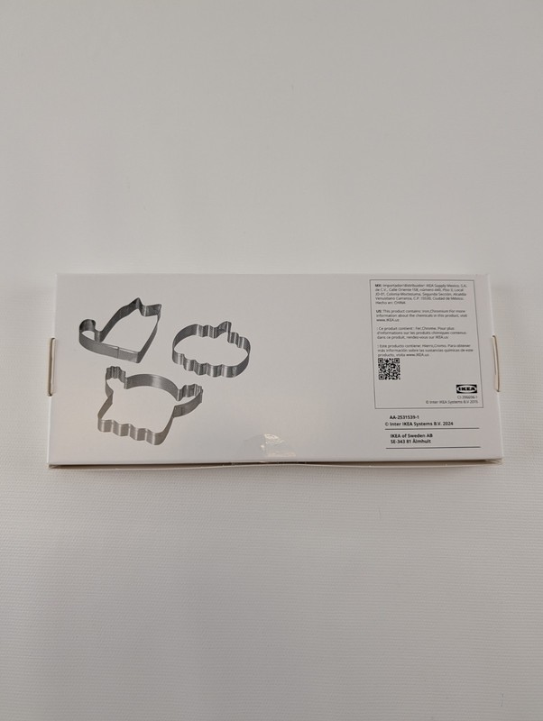 Ikea Kustry Pastry Cutter set of 3 Ghost Cat Pumpkin Stainless Steel New gallery