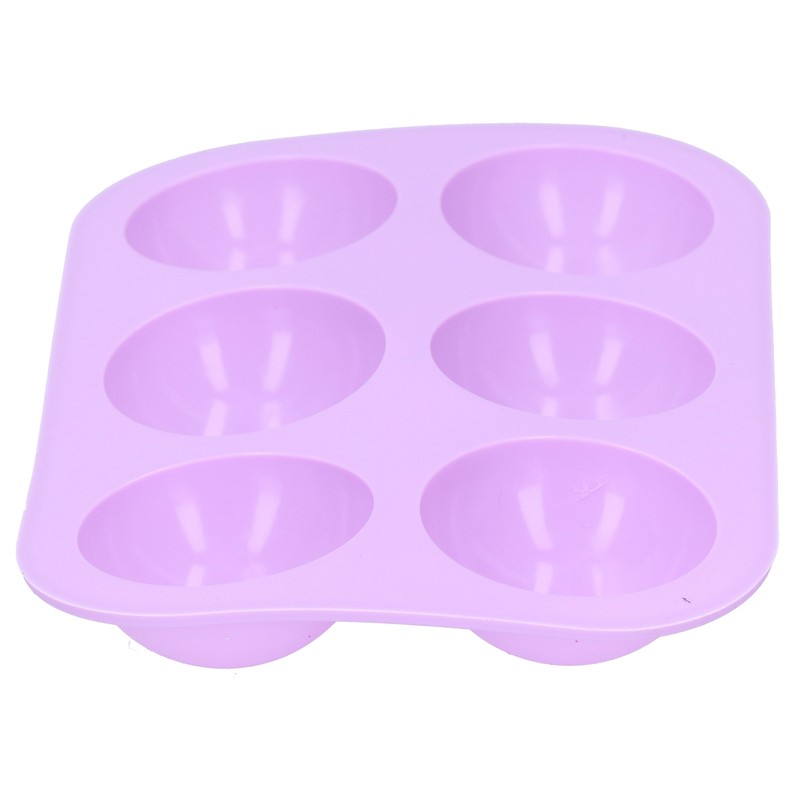 2Pcs 6 Grids Hemispherical Cake Mold 19.5x13.3cm Chocolate Silicone Mold US gallery