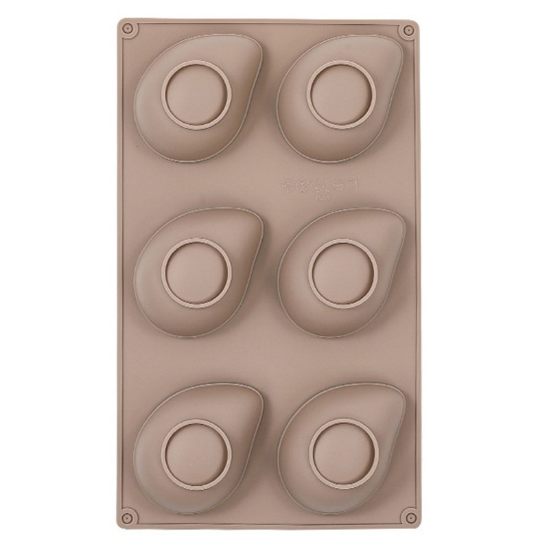 Mango Shaped Silicone Mold for Cake Mousse Chocolate Pudding French Dessert gallery