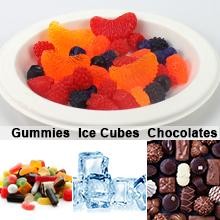 5Pcs Fruit Shaped Jelly Molds, 3D Mini Pineapple Strawberry Orange Blueberry gallery