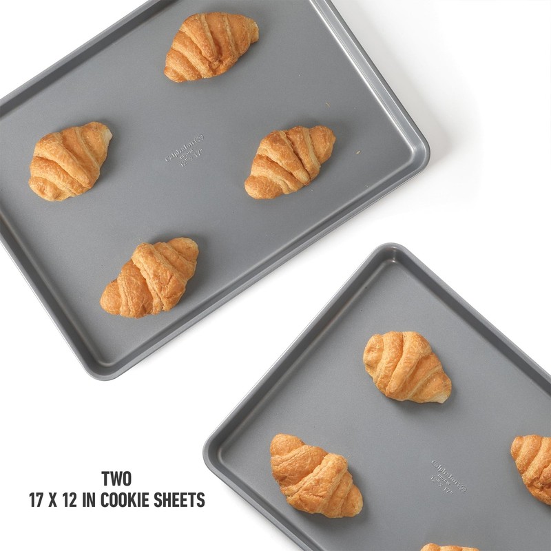 Calphalon Titan Cookie Sheet 2-Pack Set 12 X 17 Inch Nonstick Baking Sheets gallery