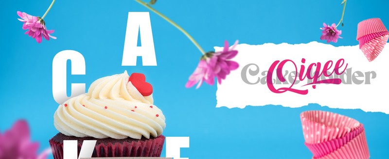 QiQee 300 Counts Cupcake Liners - 6 Solid Blue Colors Cupcake gallery