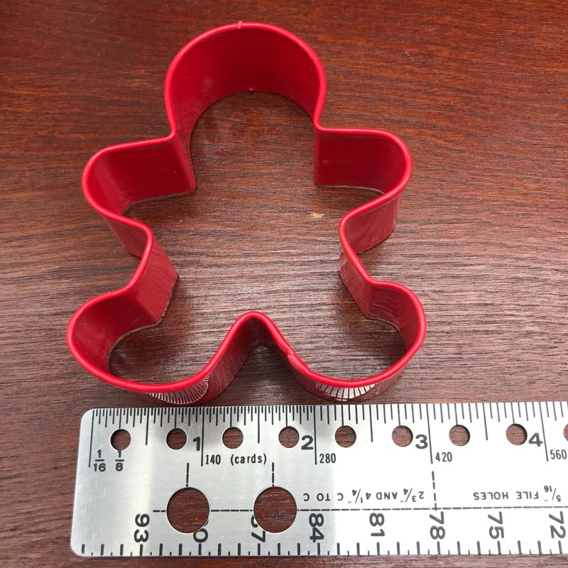Christmas Cookie Cutters Set of 3 Star Snowman Head Gingerbread Man gallery
