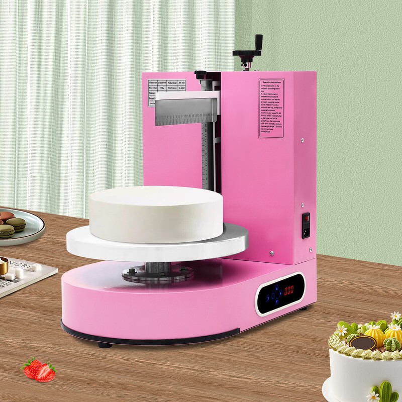 4-12" Cake Cream Decorating Machine Cake Spreading Frosting Smearing Machine gallery