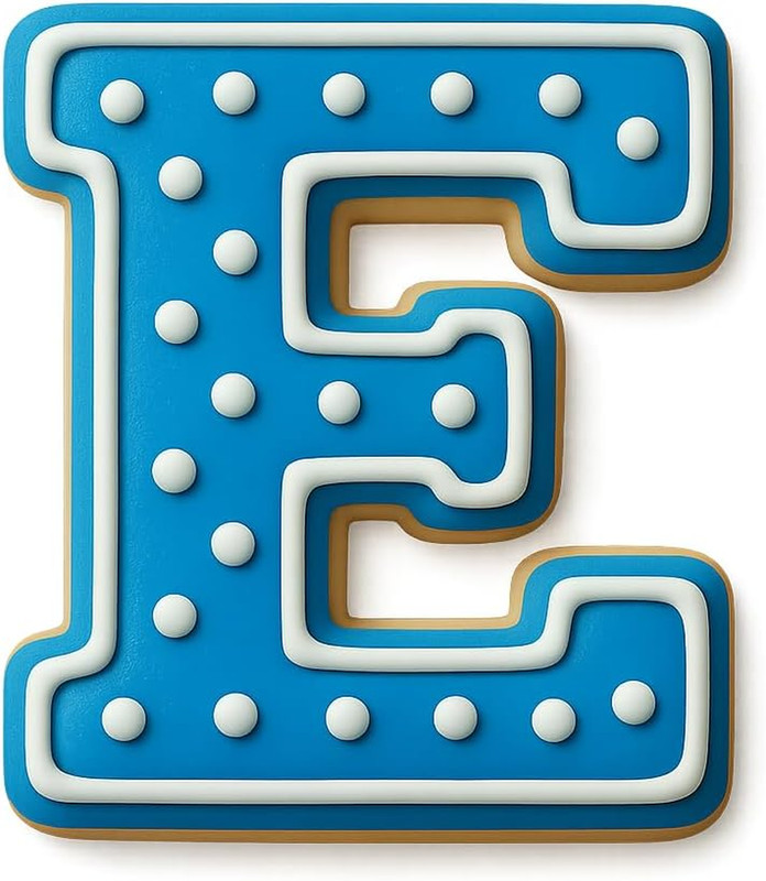 4 inches Varsity Letters Cookie Cutters (E) gallery