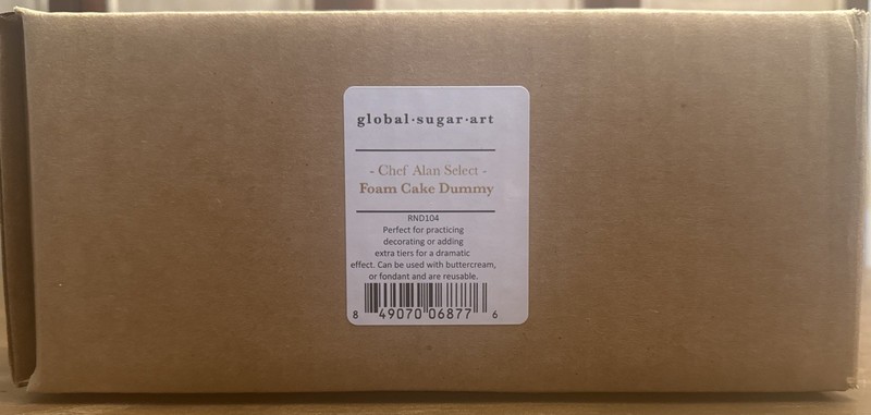 10” x 4” Cake Dummy –Styrofoam Fake Cake for Decorating, Display & Practice -NIB gallery